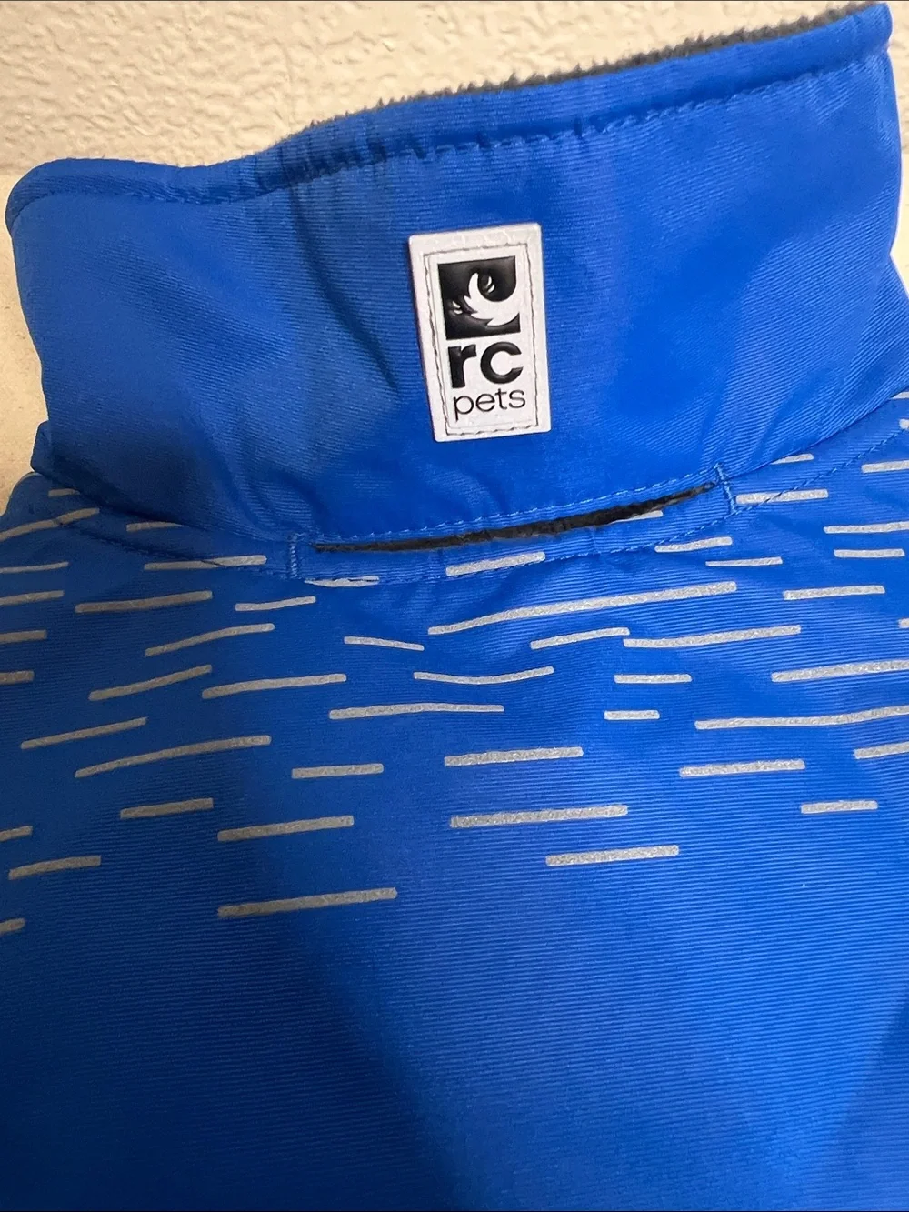 Bright Blue Reflective Dog Jacket